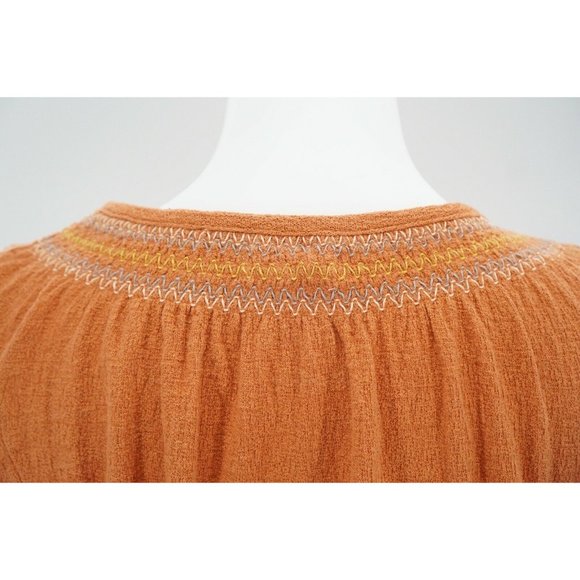 Madewell Superlight Jacquard Embroidered Smocked T - Picture 7 of 12